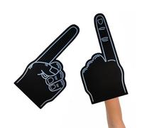 Xijobido Giant Foam Finger | 2 Pieces Large Foam Hand Pointing Finger | EVA Foams Hand Cheerleading | For Stadium Events Cheerleading, Games Sports Fan Accessories, Fancy Dress, Themed Party Props