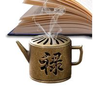 Xijobido Incense Burner,Incense Cone Burner | Hollow Structure Ash Catcher Desktop Ornament for Meditation Home Decor Church Outdoor Temple