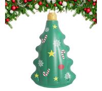 Xijobido Inflatable Christmas Balls, PVC Large Holiday Blow Up Tree Ornaments, Festive Atmosphere Props for Windowsills Porch Courtyard Lawn Garden Patio Outdoor Indoor Parties