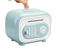 Xijobido Kids ATM Bank,Cash ATM Toy - with Code and Fingerprint Password Kids Safe Bank,for Ages 3-12 Boys Girls Teens Birthday Play Counting