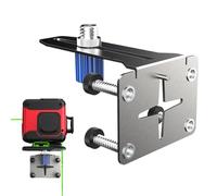 Xijobido Levels Bracket for Wall | Adjustable Stainless Steel Wall Levels Rack,Support Rack, Power Tool Supplies for Engineering Measurement Professional Construction