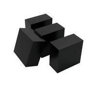 Xijobido Mechanical Vibration Damping Pads - Rubber Isolation Pads - Shockproof Blocks for Home Equipment Condenser HVAC System Outdoor AC Unit Floor Generator