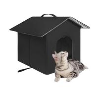 Xijobido Outside Cat House, Waterproof Warm Pet Nest Shelter for Winter, Washable Waterproof Warm Pet Kitten Nest Cave for Lawn Backyard Balcony Yard Porch Garden