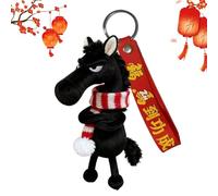 Xijobido Plush Bag Charm,Cute 2026 Year Of The Horse Keyring Purse Pendant,Horse Pendant for Car Keychain - for Teens Husband Son Daughter Family Men Women Boys Youth