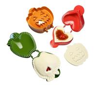 Xijobido Pocket Pie Mold, Non Stick Easy Release Press Maker - Embossed Mini Pie Mold - for Cookie Christmas Halloween Fall Supplies Meat Fried Egg Home