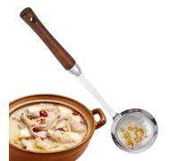 Xijobido Skimmer Spoon,Edible Oil Filter Spoon - Oil Skimmer Fat Food Filter Gravy Foam Grease Separator for Home Dining