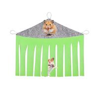 Xijobido Small Animal Hammock - Squirrel Cage Bed | Multifunctional Habitat Hide Sleeping Playing for Hamster Chinchilla Dwarf Sugar Glider Pet