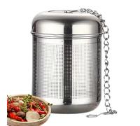Xijobido Soup Seasonings Separation Basket Filter | Rustproof Seasoning Strainer Seasoning Filter | Fine Mesh Design Tea Ball Strainer for Home Restaurant Kitchen