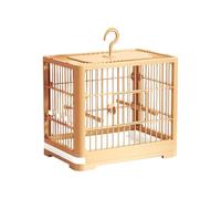 Xijobido Travel Cage for Birds - Parakeet Travel Carrier With Pull Out Tray - Breathable Pet Bird Playing Habitat for Budgies Sparrow Macaws Parakeet Cockatiels