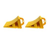 Xijobido Wheel Chocks With Handles Set of 2 Tyre Saver Brake - Wheel Chocks - Heavy Duty Wheel Chocks - 2 Car Wheel Chocks - 2 Pack Caravan Chocks Brake Stoppers, Caravan Chock, for Motorhome, Car
