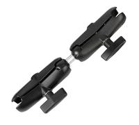 xik 1.5" Dual Socket Arm for RAM C Mount | Double Ball Design with 360° Rotation | Compatible with 1.5" Industry Standard | Fits Car, Truck, Boat, Kayak (12.2in Length (1.5" Ball System))