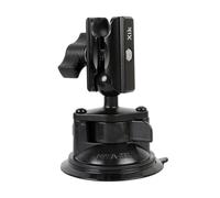 xik 1" Ball Suction Cup Base Mount with 2.36" Double Socket Arm for Phone Tablet Action Cam Mount, 3.5" Large Suction Cup Base for Windshield, Fits RAM B Size Mounts (with 2.36" Arm)