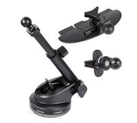 xik 3 in 1 GPS Suction Cup + CD Slot + Air Vent Mount for Car,17mm Ball Base Mount for Car,Versatile GPS Holder for car is Fully Compatible with The Garmin Nuvi Series.