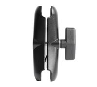 xik Heavy Duty 1.5" Ball Double Socket Arm - 5.91" Aluminum Alloy Extension for Marine Electronics, RAM Mount C-Size Compatible, Fish Finder/GPS Mount Bracket (15cm)