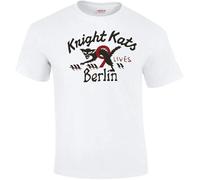 XIKANGGMEI Knight Kats Berlin Vintage Luftwaffe Pilots Motorcycle Club T-Shirt Sizes S-5XL White