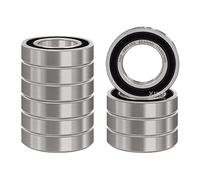 XIKE 10 pcs 6903-2RS Sealed Ball Bearings 17x30x7mm Lubricated and Chrome Steel, 6903RS Double Sealed Deep Groove Ball Bearings