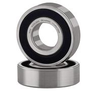 XIKE 2 pcs 6203-2RS Sealed Ball Bearings 17x40x12mm, Bearing Steel and Pre-Lubricated 6203RS Deep Groove Ball Bearing with Double Rubber Seals.