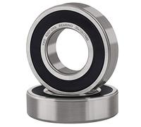 XIKE 2 pcs 6207-2RS Sealed Ball Bearings 35x72x17mm, Bearing Steel and Pre-Lubricated 6207RS Deep Groove Ball Bearing with Double Rubber Seals.