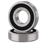 XIKE 2 pcs 6307-2RS Ball Bearings 35x80x21mm, Pre-Lubricated & Bearing Steel & Double Rubber Seals,6307RS Deep Groove Ball Bearing with Shields