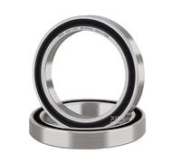 XIKE 2 pcs 6807-2RS Ball bearings 35x47x7mm Chrome Steel and Pre-Lubricated 6807RS Deep groove ball bearings with Double Rubber Seal.