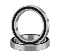 XIKE 2 pcs 6808-2RS Ball bearings 40x52x7mm Chrome Steel and Pre-Lubricated 6808RS Deep groove ball bearings with Double Rubber Seal.