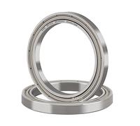 XIKE 2 pcs 6810ZZ Sealed Ball Bearings 50x65x7mm Chrome Steel and Pre-Lubricated, 6810-2Z Deep Groove Ball Bearings with Metal Double Seals
