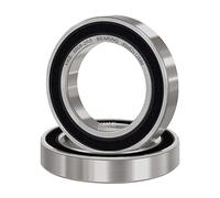 XIKE 2 pcs 6908-2RS Ball bearings 40x62x12mm Chrome Steel and Pre-Lubricated 6908RS Deep groove ball bearings with Double Rubber Seal.