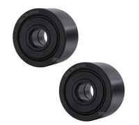 XIKE 2 Pcs CYR 1 7/8 S Double Rubber Seals Cam Yoke Roller Bearings 1-7/8"x1/2"x1-1/16", Equivalent RF 30 PP,NACV30XLL/3AS,Y60L,RBY1 7/8,YR 1 7/8 X and YCRS-30.