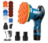 XIKEDOAR Car Polisher Machine, Cordless Polishing Machines with 2500mAh Battery, 6 Variable Speed, 6 inch Car Buffer Polisher and Polisher Kit for Car Detailing Waxing Polishing