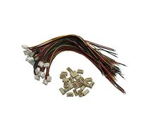 Xikerswo 20Pairs JST GH 1.25mm 28 AWG Male/Female Connector Kit, Tinned Copper Wire, 15cm, Wide Compatibility