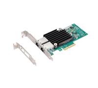 XikeStor 10Gb Dual Port PCIe Network Card 10GBase-T RJ45 LAN Adapter