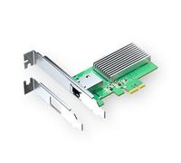 XikeStor 10Gb PCI-E NIC Single-Port RJ45 Network Card SKN-8127-X1, Realtek RTL8127AT Chip, RJ45 Port, 1G/2.5G/5G/10G Multi-Gigabit, PCIe 4.0 x1, Wake-on-LAN, Full/Low Profile Brackets