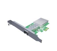 XikeStor 10GbE PCI-E NIC Single-Port SFP+ Network Card SKN-8127AF-X1, Realtek RTL8127ATF Chip, PCIe 4.0 x1, PXE Boot & Wake-on-LAN, Full/Low Profile Brackets