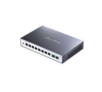 XikeStor 2.5G Network Switch| 8×2.5G RJ45+2× 10G SFP+ Managed Switch|10-Port Gigabit+ Switch | Compatible with SFP+ Modules | Ideal for NAS, VLAN, LACP| Plug & Play|Metal Case|Desktop or Wall Mount