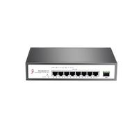 XikeStor 9-Port 2.5G PoE+ Switch mit 1x 10G SFP+ | 8X PoE Ports @30W, 140W Total, IEEE 802.3af/at | Web Managed, VLAN, LACP | Fanless | für WiFi 6 AP, IP-Kamera, NAS