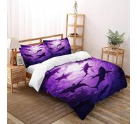 XIKMLSID Shark Group Bedding 3D Underwater World Printed Microfiber Duvet Cover European Style 3 Pcs 100% Pure Cotton,Comfortable And Soft,Boys And GirlsKing(220x240cm)