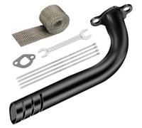 XIKOBY Header Exhaust Pipe Kit for Predator 212cc 196cc 6.5HP Engine B200R
