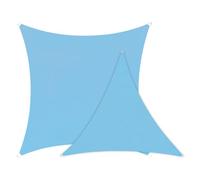 XILANSHMAO Versatile Sunshade Cloth Rectangular, Waterproof 90% UV Blocking, Breathable Garden Sun Protection Awning for Outdoor Camping, Patio, Balcony and Garden blue 2x2m/6.6x6.6ft