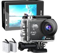 Xilecam Action Camera 1080P Sports Camera 32GB Memory Card Action Cam 4xZoom 131ft Underwater Waterproof Cameras with 2 X Batteries and Multi-Function Accessory (X8)