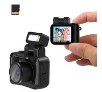 XileCam Mini Action Camera 1080P with 32GB Card Sports Camera Graduation Gifts Portable Body Camera Campus Digital Camera Gifts for Girls