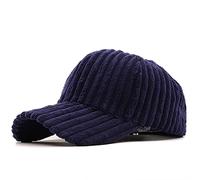 Xilery Lady's Winter Warm Corduroy Baseball Cap Women's Warm Fishing Hunting Baseball Cap Adjustable (Deep Purple)
