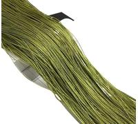 XILEUDUOD Thread Curtain 3x2.6m String Curtains in the Living Room Divider Line Valance for Window Solid color Wedding party decoration Curtain(Green,2.9x3m)