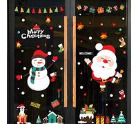 XiLi Joy Christmas Decor Stickers Vinyl Christmas Stockings Gifts Bells Window Decal for Home Shopwindow Nursery Kids Room - SDLW6