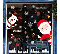 XiLi Joy Christmas Decor Stickers Vinyl Snowflake Window Decal for Home Shopwindow Nursery Kids Room - SDXH14