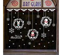 XiLi Joy Christmas Decor Stickers Vinyl Snowflake Window Decal for Home Shopwindow Nursery Kids Room - SDXH5