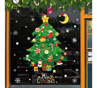 XiLi Joy Christmas Decor Stickers Vinyl Snowflake Window Decal for Home Shopwindow Nursery Kids Room - SDXH18