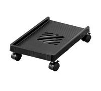 Xilin-872 CPU Stand Floor CPU Stand for Most PC Case, Mobile PC Tower Stand Cart, Stable CPU Holder with 4 Caster Wheels Under Desk Computer Tower Stand