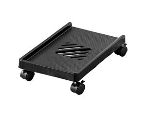 Xilin-872 CPU Stand Floor CPU Stand for Most PC Case, Mobile PC Tower Stand Cart, Stable CPU Holder with 4 Caster Wheels Under Desk Computer Tower Stand