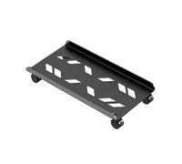Xilin-872 CPU Stand Mobile Cart Holder with Locking Caster Wheels Simple Chassis Bracket Stand Mobile PC Case Stand Holder for Most PC Under Home Office Desk Computer Tower Stand