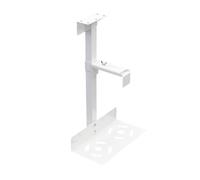Xilin-872 CPU Stand Under Desk PC Holder Mount Adjustable Height and Width CPU Tower Stand Under Desk PC Wall Mount PC Holder Desk PC Tower Stand CPU Holder Computer Tower Stand(White)